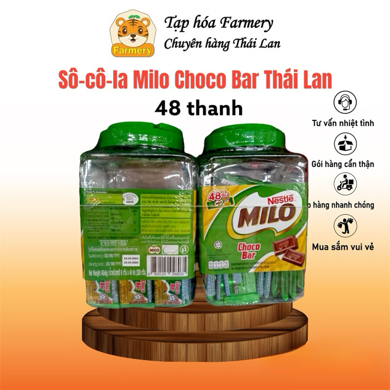[Nội địa Thái] Thanh Socola Milo Choco bar Thái Lan