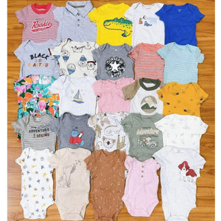Set 2 bộ bodysuit cho bé ⚡️free ship⚡️ body chip xuất dư cho bé chất liệu cotton size 0-24m