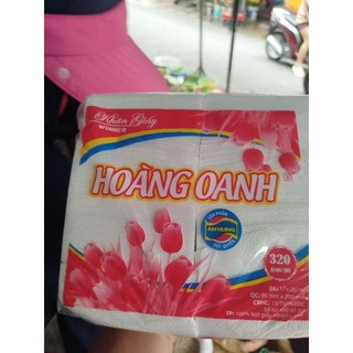 Khăn giấy rút gấu trúc hoàng oanh 320 g