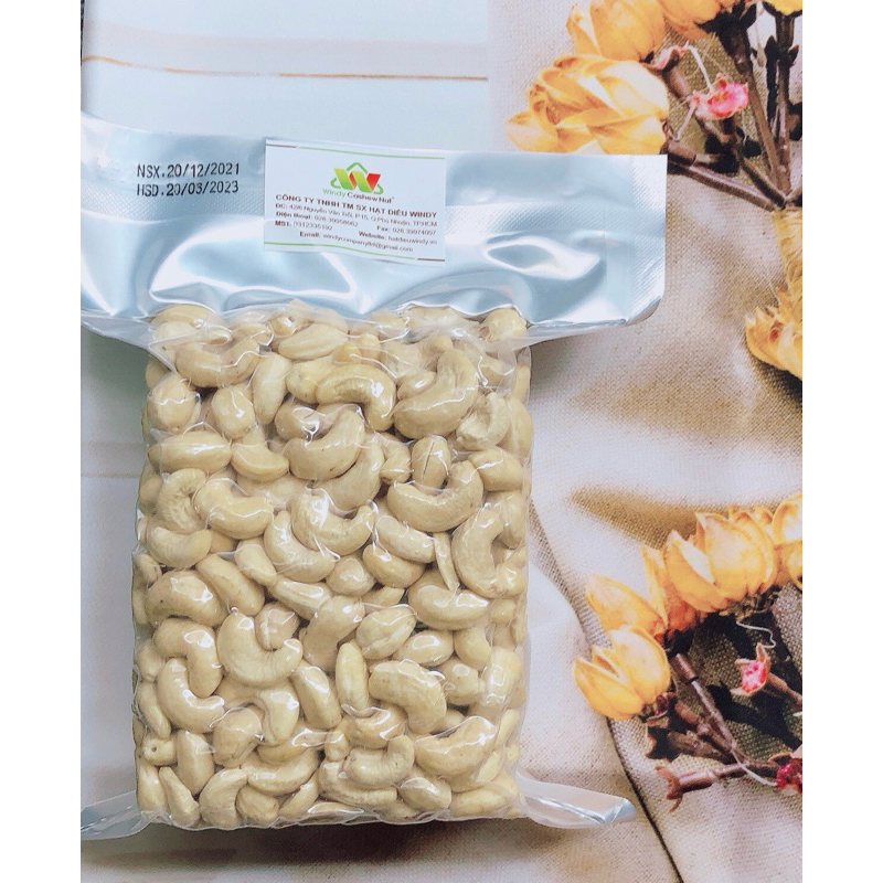  Hạt điều tươi xuất khẩu 500g size to hàng công ty date dài 18 tháng 