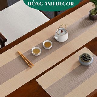 Tấm Lót Trải Bàn Trang Trí Khăn Trải Bàn Tấm Lót Bàn Ăn Placemat  PVC Gia Đình Nhà Hàng Khách Sạn