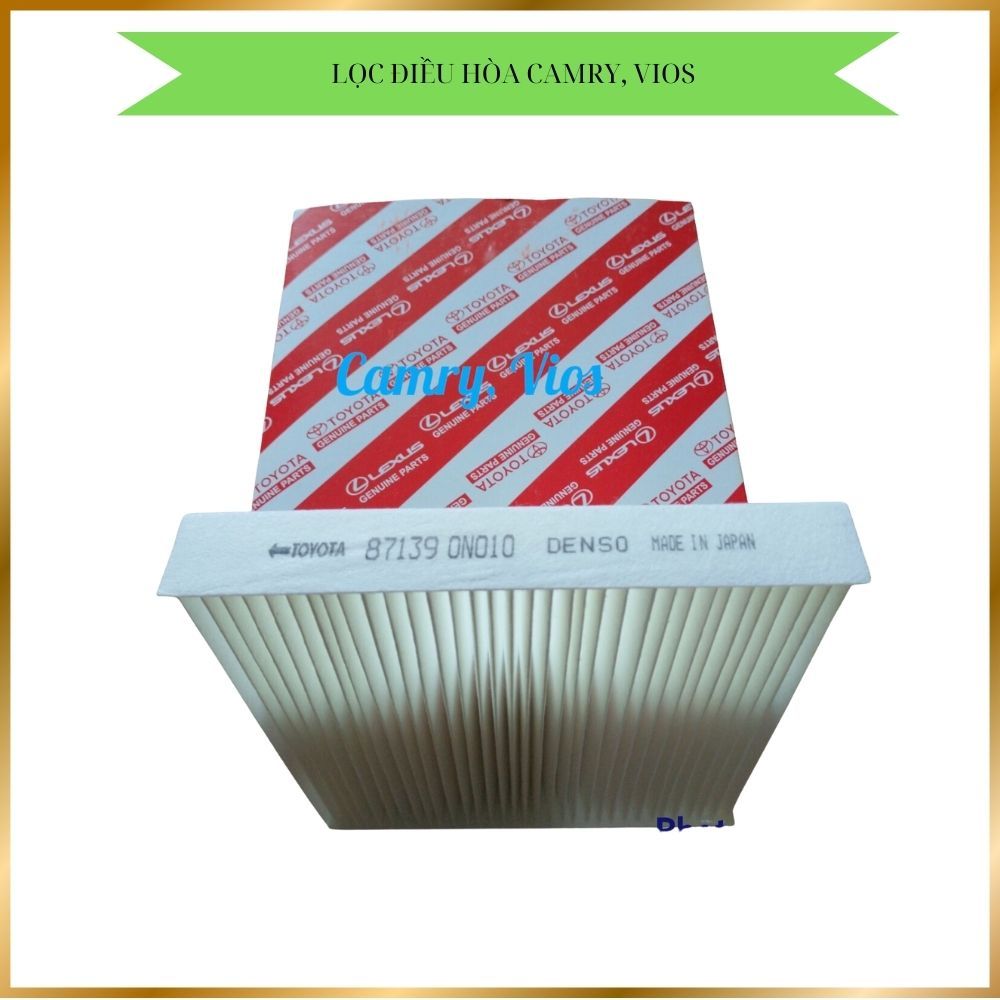 Lọc máy lạnh, lọc điều hòa Innova, Fortuner, Hilux, Camry, Vios, Yaris, Sienna, mã 87139-0N010