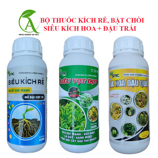  Bộ Thuốc Kích Rễ Vọt Đọt Bật Chồi Siêu Kích Ra Hoa Đậu Quả 500ml Phân bón kích rễ phân bón vọt đọt ra hoa đậu trái 