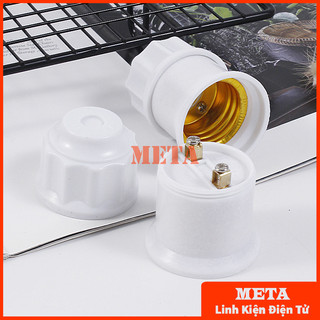 Đuôi đèn xoáy e27 treo thẳng chống cháy, chịu nhiệt cao - đui đèn, chui đèn e27