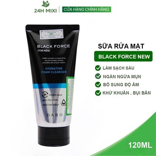 Sữa rửa mặt thải độc Dabo Hydration For Men Thải độc, Khử nhờn, Ngừa mụn, Dưỡng ẩm 120ML - Chính Hãng