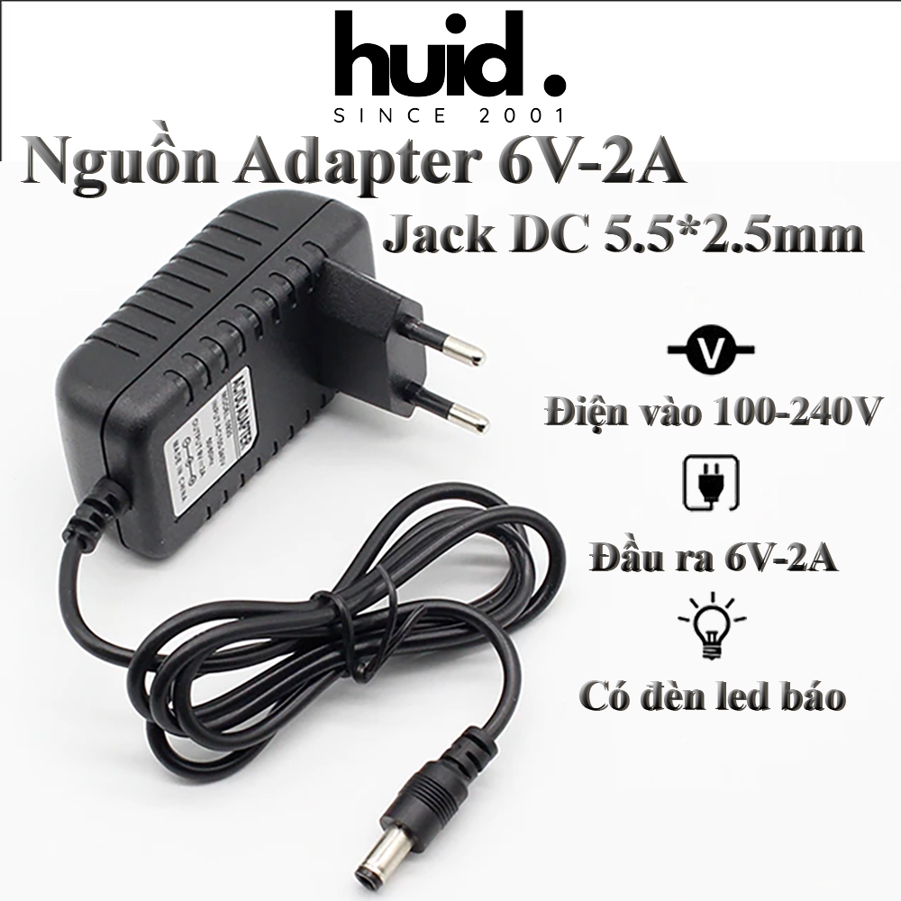 Nguồn Adapter 6V-2A