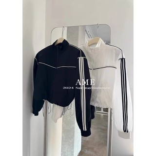 ÁO KHOÁC DÙ CROPTOP FORM RỘNG CÁ TÍNH