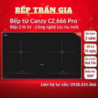 Bếp từ đôi Canzy CZ 666pro | Bếp từ LATINO LT H225N  Inverter Liu riu thế hệ mới/ Genny GN 555T