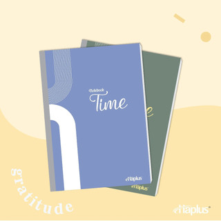 [TẶNG BÚT BI] Lốc 10 Vở kẻ ngang Haplus Time 80 trang - Định lượng 60gsm