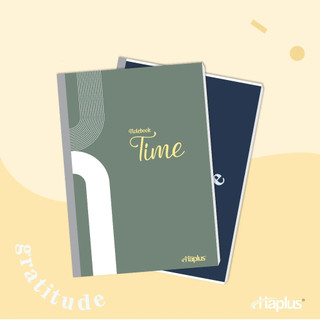 [TẶNG BÚT BI] Lốc 10 Vở kẻ ngang Haplus Time 120 trang - Định lượng 60gsm