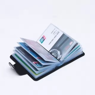 Ví da đựng thẻ, thiết kế rất nhiều ngăn đựng thẻ ATM và CCCD vô cùng tiện lợi, chất liệu da bền đẹp, giá siêu rẻ G0087
