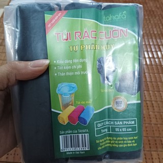 Túi đựng rác, túi đen đựng rác, túi nilon đen tự phân hủy.