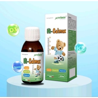Hi-Calmax siro bổ sung canxi sinh học Lipocal giúp tăng chiều cao ở trẻ,giúp răng và xương chắc khỏe.chai 100ml