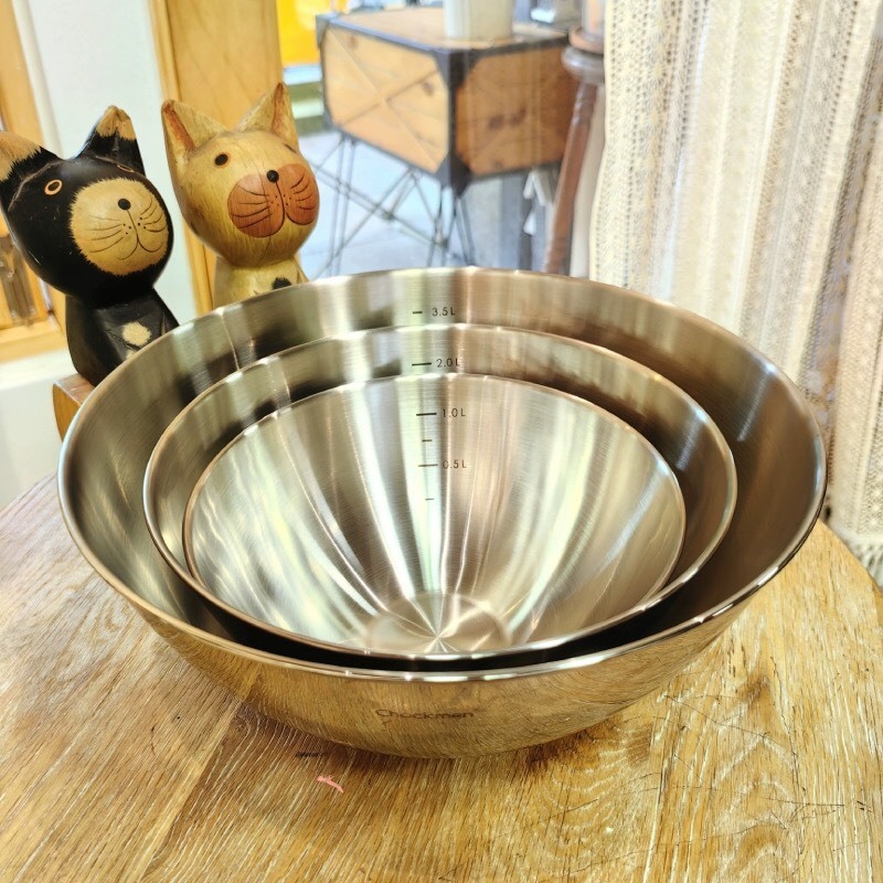 Tô Salad inox 316 Chockmen [235] inox 316 size 17/22/27cm hàng 1 lớp