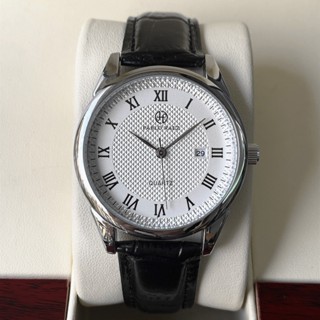 Đồng hồ nam dây da chống nước PABLO RAEZ thời trang phong cách lịch sự có lịch ngày kèm hộp đẹp R897