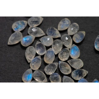 Hạt lẻ đá phong thủy Moonstone ánh trăng hình giọt nước 5x7mm