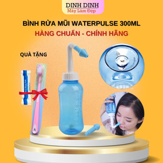 Bình rửa mũi Waterpulse 300ml, bình vệ sinh mũi cho bé và người lớn, dụng cụ rửa mũi ngăn ngừa viêm xoang - Dinh Dinh