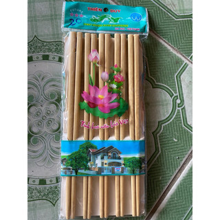 Vỉ 10 đôi đũa gỗ cao cấp Thiên Duy (tinh hoa văn hóa Việt)