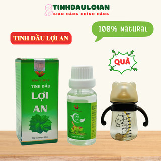 Tinh dầu Lợi An hỗ trợ ho, khò khè, sổ mũi, thành phần thiên nhiên, an toàn cho bé chai 20ml