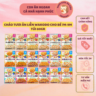 [Date T8-T9/2025] Cháo Tươi Ăn Liền WAKODO Cho Bé 7M - 9M