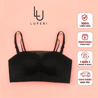 Áo Bra Quây Không Dây Cúp Ngực Ren Cao Cấp Luperi SP852 Bản 3 Móc Kèm 1 Dây Ngang Ren Siêu Mềm Tinh Tế
