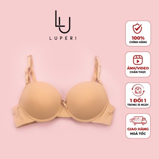 Áo Lót Nâng Ngực Trơn Siêu Đẩy Mặc áo dài Luperi đệm mút ép thấm hút mồ hôi bản 2 móc trẻ trung SP840