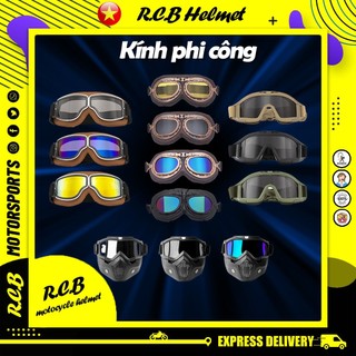 Kính Phi Công gắn nón bảo hiểm - Phụ kiện gắn nón bảo hiểm các loại