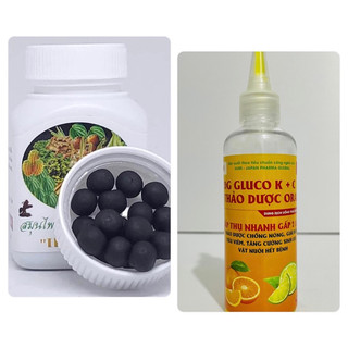 Combo điện giải gluco k+c & viên rau củ quả cho gà