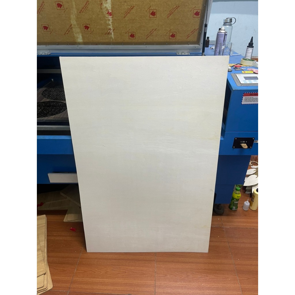 Gỗ Ép Nhập Khẩu Plywood - Tấm Ván Gỗ Dán mặt AB (Gỗ poplar) HÌNH TRÒN- cắt khắc laser theo yêu cầu.