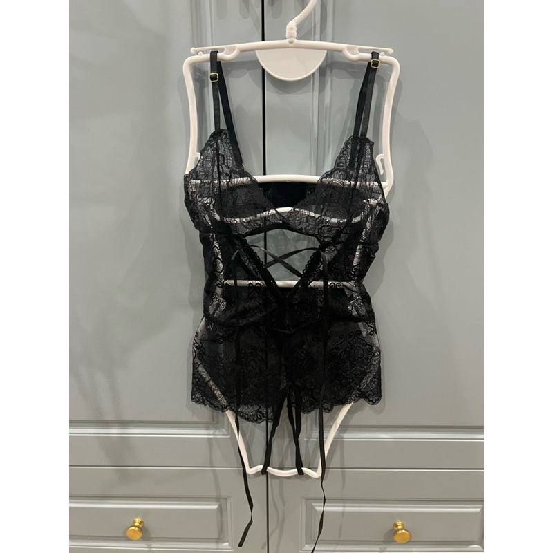 Đồ ngủ sexy, bodysuit ren mở đũng thắt dây eo tôn dáng quyến rũ | BigBuy360 - bigbuy360.vn