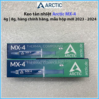 Keo tản nhiệt Arctic MX-4 _ 4G / 8G, 8.5W/mK ... hàng chính hãng.