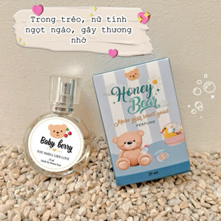 Nước hoa Honeybear Baby Berry nữ tính thanh lịch chai 25ml