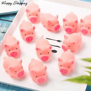 [ Rẻ Vô Địch] Đồ chơi bóp tay hình chú heo có tiếng kêu dễ thương, mềm dẻo giải tỏa căng thẳng.
