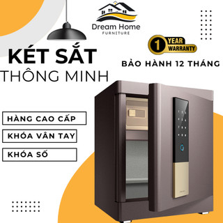Két Sắt DELI, Két Sắt điện tử thông minh khóa 3 lớp khóa số-vân tay,khóa cơ,an toàn chống cháy,