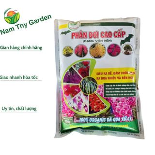 Phân dơi cao cấp dạng viên nén siêu ra rễ, đâm chồi mạnh, ra hoa nhiều gói 700gr