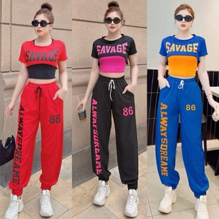 Bộ thể thao quần chất gió áo chất thun