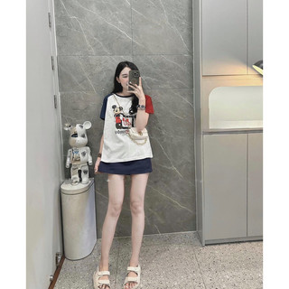 Áo thun Mickey thun cotton giấy hàng Qc Mác JY