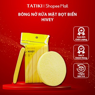 Bông nở rửa mặt Chivey 12 miếng Miếng mút rửa mặt bọt biển dạng nén