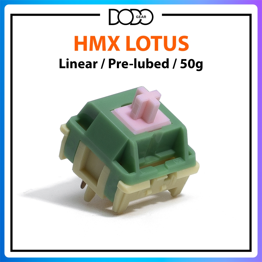 Switch HMX Lotus 5 PIN Linear 50g công tắc bàn phím Switch HMX Lotus DoDo Gear