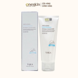 Sữa rửa mặt sáng da mờ nám YAKA Melasma Whitening Foam Cleanser 150ml