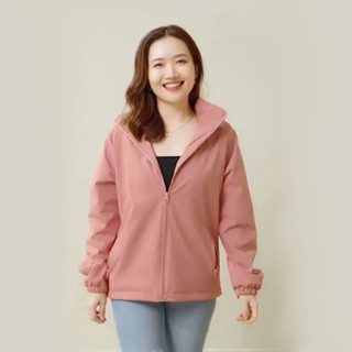 Áo Khoác Gió Nữ Chống Nước Vải Tráng Bạc,Lót Lưới,Kiểu dáng trẻ trung,năng động