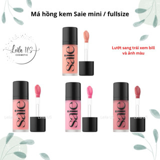   Bill US  Má hồng kem Saie Dew Blush Liquid Cheek Blush mini và fullsize 