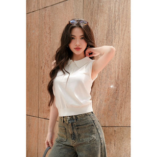 RUBIES Áo Dệt Kim Nữ Newy Polo