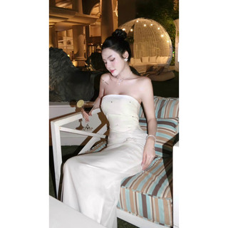 Đầm Cup Voan Lụa Đính Nơ Thiết Kế Cao Cấp By Thaobibi