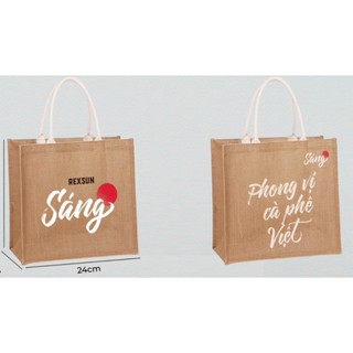  Túi Tote Vải Canvas Cao Cấp - Đa Năng - Tiện Lợi - Siêu Dày Dặn - Ban Me Gold - Honee Coffee