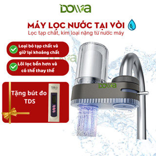 Máy lọc nước tại vòi DOWA lọc nước mini vòi rửa 7 lớp lọc, lọc bỏ vi khuẩn, cặn bẩn, clo và các chất thải trong nước