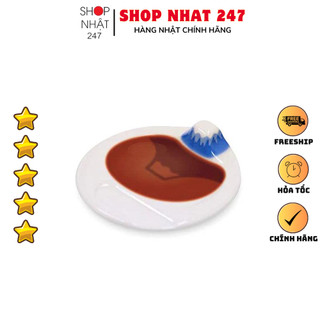 [Hỏa Tốc HN] Đĩa nước tương núi Phú Sĩ xanh