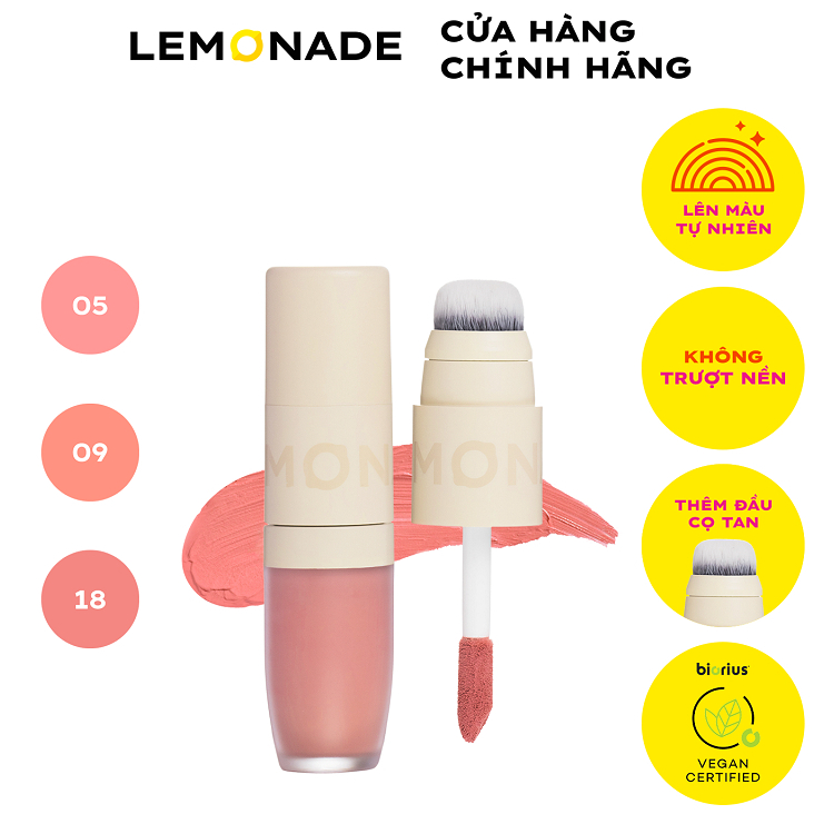 Má kem mịn lì thuần chay LEMONADE PERFECT COUPLE BLUSH 8.5g