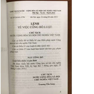 Sách - Luật Hôn Nhân Và Gia Đình
