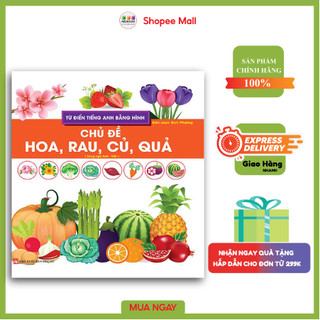 Sách - Từ Điển Tiếng Anh Bằng Hình - Chủ Đề Rau , Củ Quả